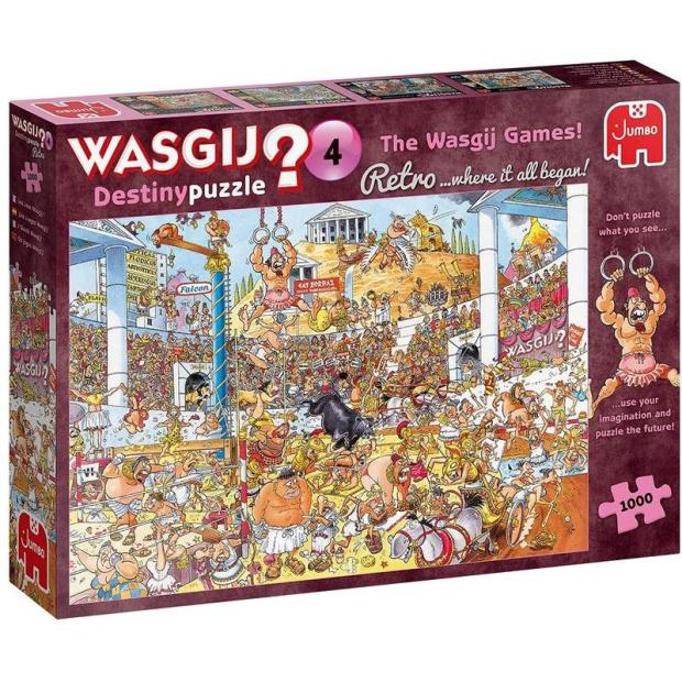 Wasgij Retro Destiny 4 – The Wasgij Games! 1000Pc Jigsaw Puzzle  |   Galt toys EDUCATIONAL Galt toys