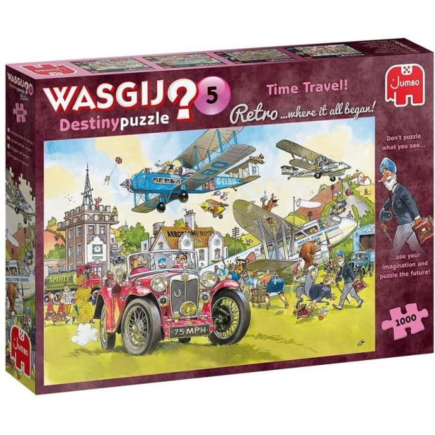 Wasgij Retro Destiny 5 – Time Travel! 1000Pc Jigsaw Puzzle  |   Galt toys EDUCATIONAL Galt toys