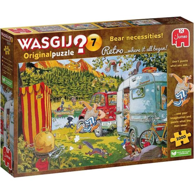 Wasgij Retro Original 7 – Bear Necessities 1000 Piece Jigsaw Puzzle  |   Galt toys EDUCATIONAL Galt toys