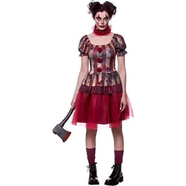 Wicked Costumes Adult Vintage Circus Clown Costume  |   Clown Clown Clown