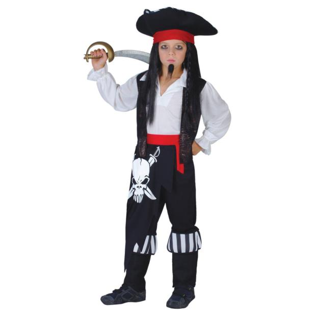 Wicked Costumes Captain Blackheart Pirate Boy’s Fancy Dress Costume  |   Pirate FANCY DRESS Pirate