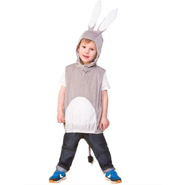 Wicked Costumes Donkey Hooded Tabard Child Fancy Dress  |   Animal Animal Animal