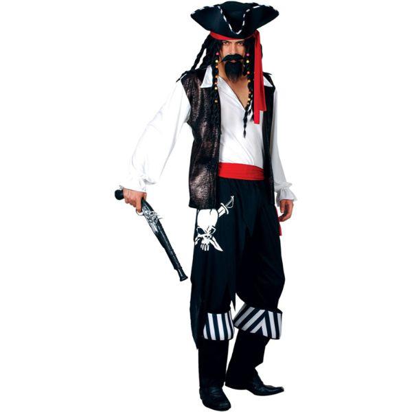 Wicked Costumes High Seas Buccaneer Pirate Men’s Fancy Dress Costume  |   Pirate FANCY DRESS Pirate