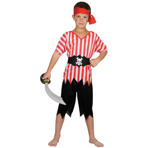 Wicked Costumes High Seas Pirate Boy’s Fancy Dress Costume  |   Pirate FANCY DRESS Pirate