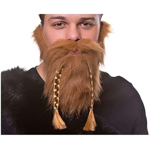 Wicked Costumes Medieval Viking Beard Fancy Dress Costume Accessory  |   Historical FANCY DRESS Historical