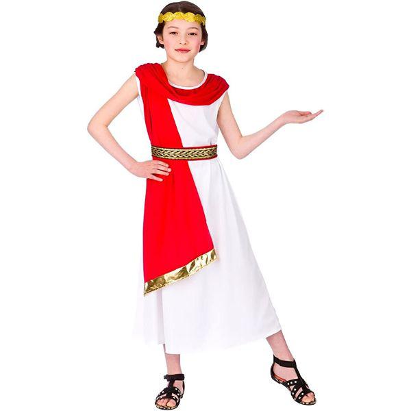 Wicked Costumes Roman Princess Girl’s Fancy Dress Costume  |   Historical FANCY DRESS Historical