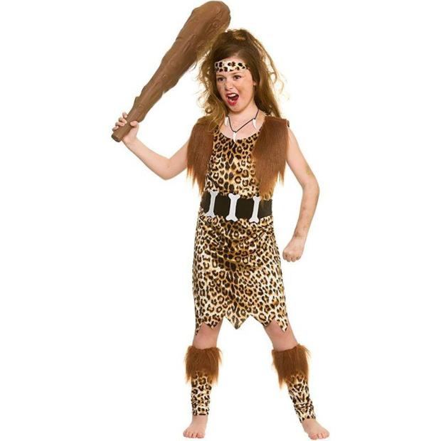 Wicked Costumes Stone Age Cave Girl Fancy Dress Costume  |   Historical FANCY DRESS Historical