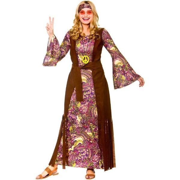 Wicked Costumes Summer of Love Women’s Hippie Fancy Dress Costume  |   Hippie FANCY DRESS Hippie