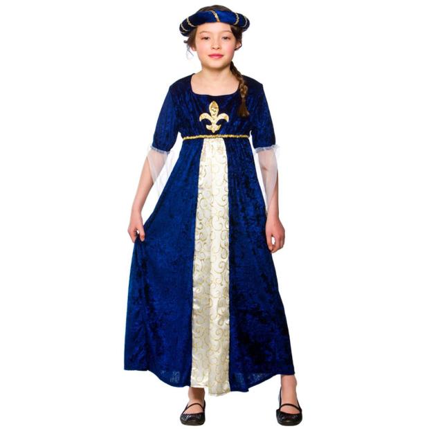 Wicked Costumes Tudor Princess Medieval Girl’s Fancy Dress Costume  |   Historical FANCY DRESS Historical