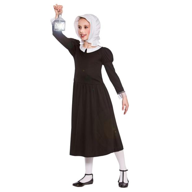 Wicked Costumes Victorian Florence Nightingale Girl’s Fancy Dress Costume  |   Historical FANCY DRESS Historical