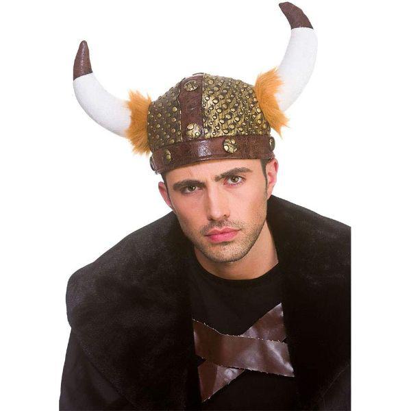 Wicked Costumes Viking Helmet Soft Adult Unisex Fancy Dress Accessory  |   Historical FANCY DRESS Historical