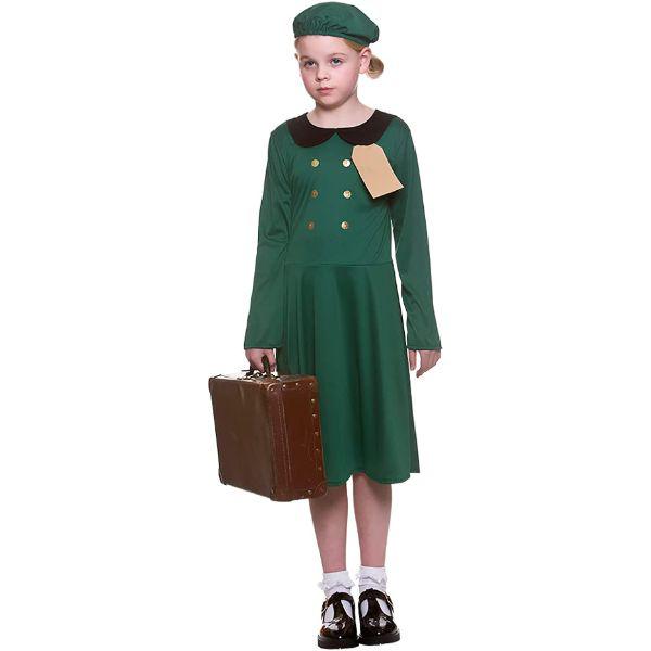 Wicked Costumes Wartime 30s 40s Girl’s Fancy Dress Costume  |   Historical FANCY DRESS Historical