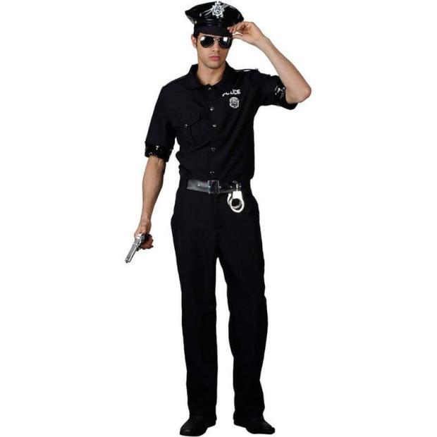 Adult Men’s New York Police Officer Fancy Dress Costume  |   Cops & robbers Cops & robbers Cops & robbers