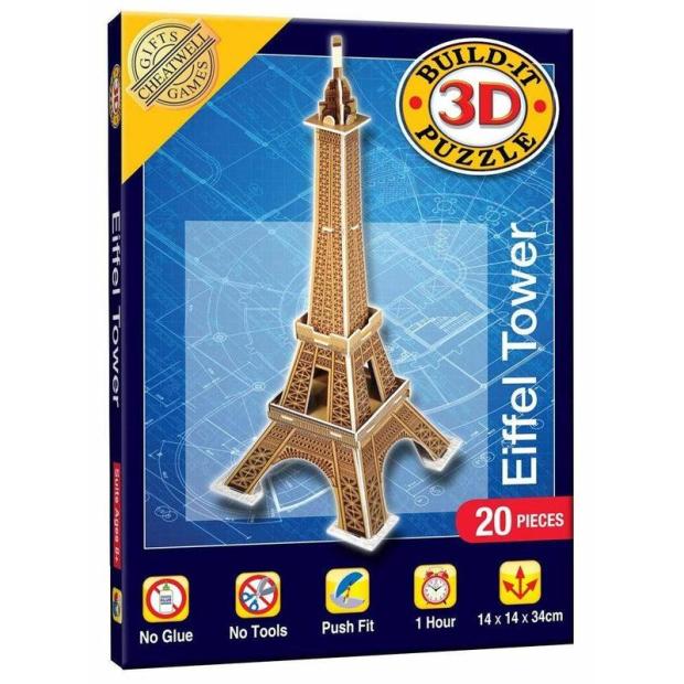 Eiffel Tower Build It 3D Mini Monumental Puzzle  |   Construction toys Construction toys Construction toys