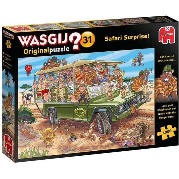 Wasgij Original 31 – Safari Surprise!  1000Pc Jigsaw Puzzle  |   Galt toys EDUCATIONAL Galt toys