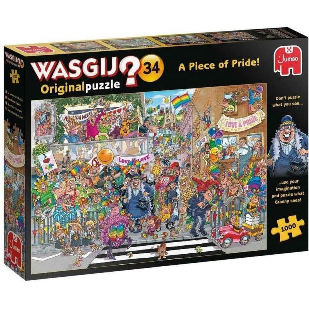 Wasgij Original 34 – A Piece of Pride! 1000Pc Jigsaw Puzzle  |   Galt toys EDUCATIONAL Galt toys